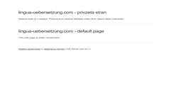 Desktop Screenshot of lingua-uebersetzung.com