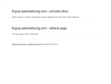 Tablet Screenshot of lingua-uebersetzung.com